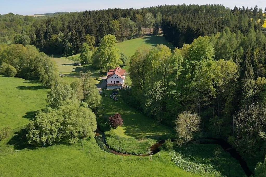 Wald-Apartment Limabach - Oberfrohna Exterior foto